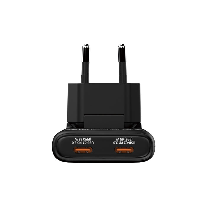 Verbatim Fold 'n' Go GaN Charger 65W EU plug Black