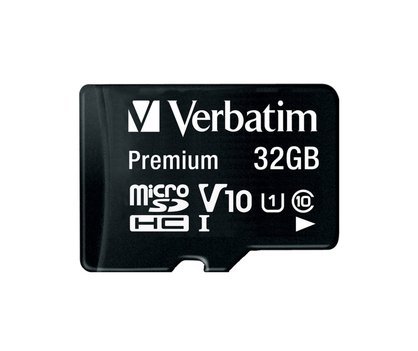 Verbatim Premium micro SDHC 32GB Class 10 (Incl. Adaptor)