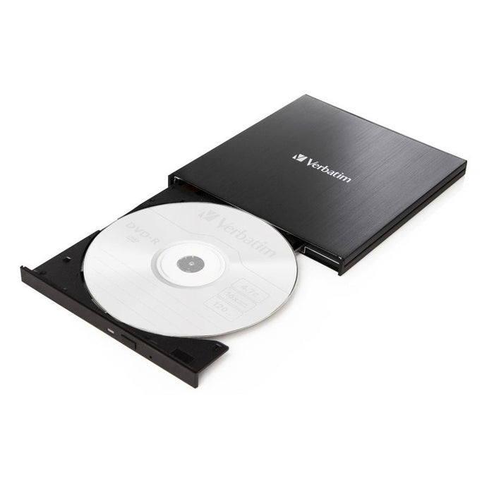 Verbatim External Slimline CD/DVD Writer USB 3.2 Gen 1/USB-C
