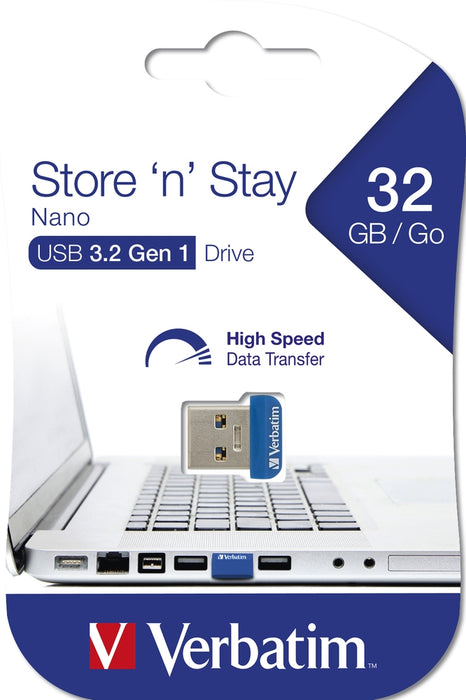 Verbatim USB 3.0 Nano Store 'N' Stay 32GB