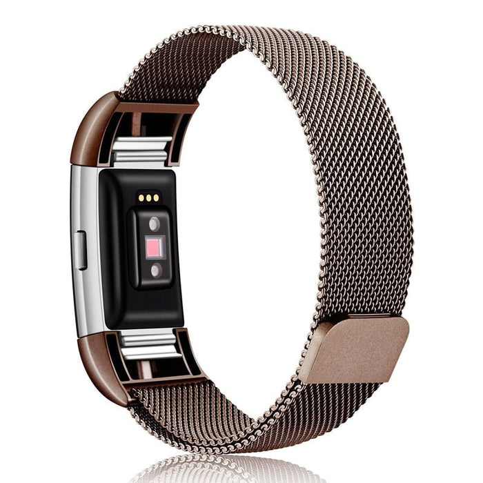 Bracelet Milan stainless steel, magnetic, for Fitbit Charge 3