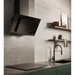 Vertical Eco Duo Glass Wall-mounted chimney hood Black - Cooker hoodsAGD-OKA<<<Home Appliance - ProductsAGD<<<ActionPL