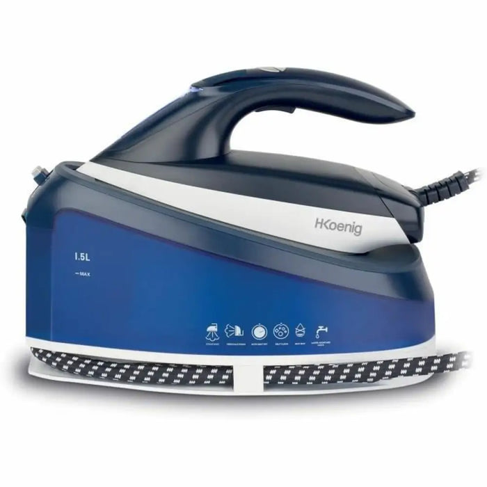 Vertical steam iron Hkoenig 2200 W Blue - Почистване Прахосмукачки И Гладене<<<Дом Градина<<<BigBuy&&&Сушилни ютии и