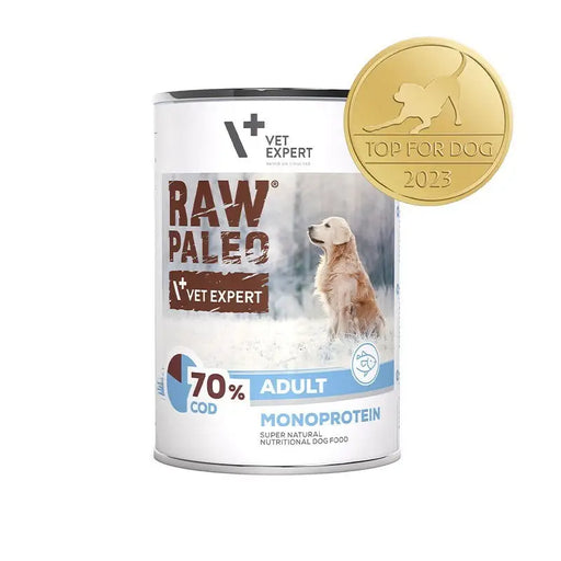 VET EXPERT Raw Paleo Adult Monoprotein Cod - wet dog food - 400 g - Wet foodDLP-KAM<<<For the dogDLP<<<ActionPL
