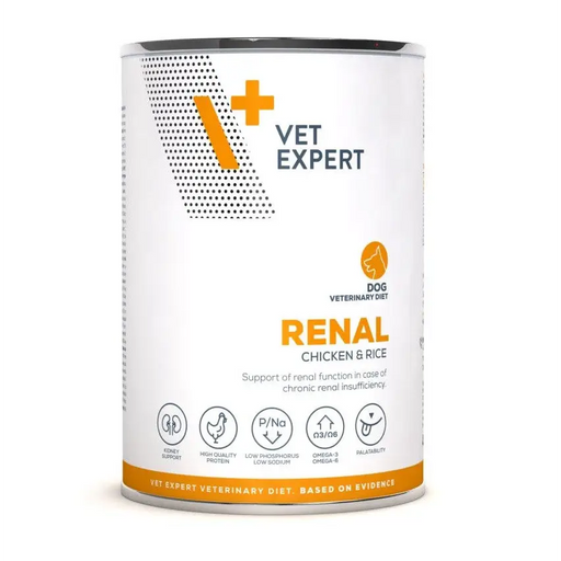 VET EXPERT Renal Chicken - wet dog food - 400g - Wet food for a dogVET-KMP<<<VETVET<<<ActionPL