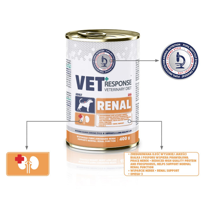 VET RESPONSE Renal - wet dog food - 400g