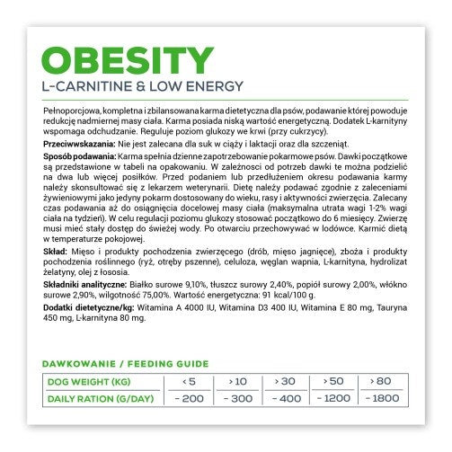 VETEXPERT Veterinary Diet Obesity Dog - wet food for dogs - 400g