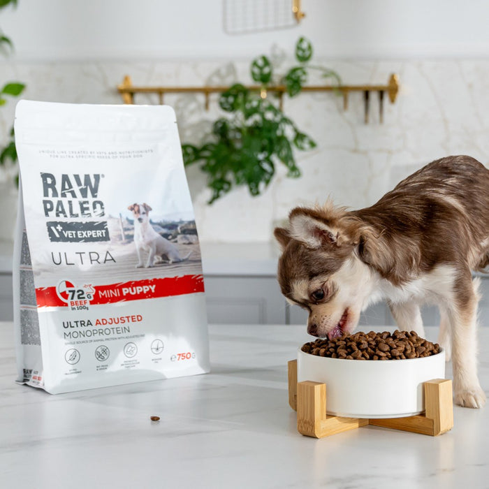 VETEXPERT Raw Paleo Ultra Mini Puppy Beef - dry food for puppies of small breeds - 2 kg