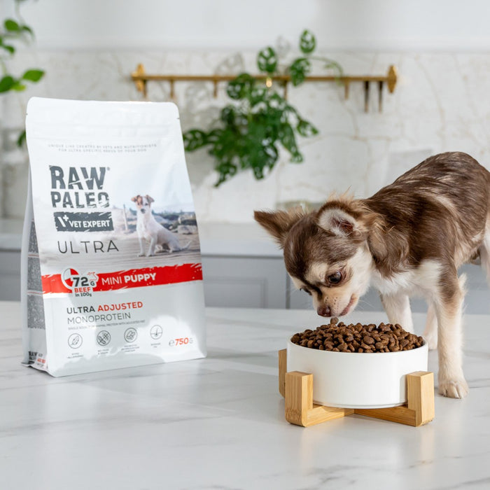 VETEXPERT Raw Paleo Ultra Mini Puppy Beef - dry food for puppies of small breeds - 8 kg