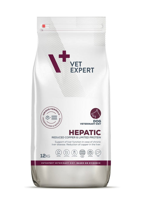 VETEXPERT Veterinary Diet Hepatic Dog - dry dog food - 12kg