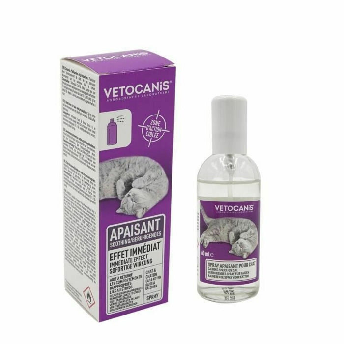 Instant Calming Spray Vetocanis 60 ml Relaxing Cat