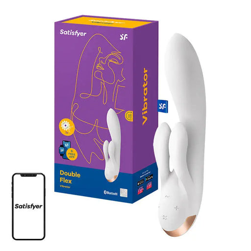 Vibrator Satisfyer Double Flex with App (White) - Vibrators<<<Erotica<<<Health and beauty<<<InnproXML