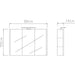 VICARD NAOMI BATHROOM CABINET WITH MIRROR - Мебели<<<Мебели и огледала за баня<<<Баня<<<Praktiker&&&Мебели за