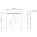 VICARD SARA BATHROOM CABINET WITH MIRROR - Мебели<<<Мебели и огледала за баня<<<Баня<<<Praktiker&&&Мебели за