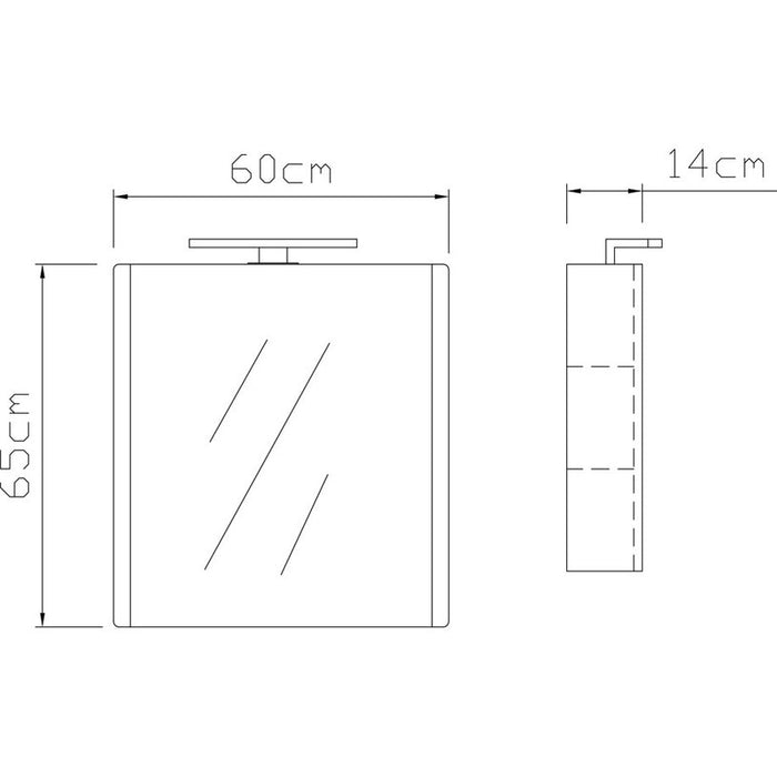 BATHROOM CABINET WITH MIRROR VICARD POMPEI