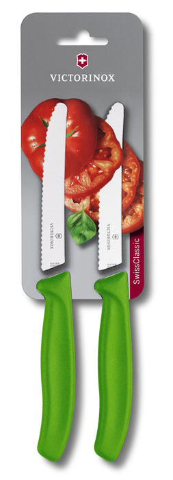 Victorinox SwissClassic knife set 11 cm. green 6.7836.L114B