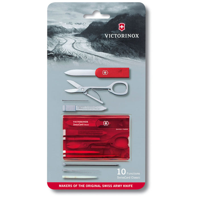 KNIFE VICTORINOX SWISSCARD RUBY 0.7100.TB1