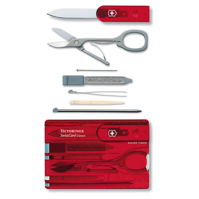 KNIFE VICTORINOX SWISSCARD RUBY 0.7100.TB1