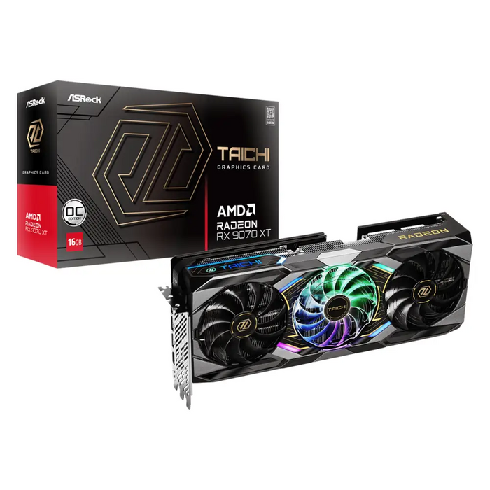 Video card ASRock RADEON RX 9070 XT TAICHI OC 16GB GDDR6 - Гейминг видеокарти<<<Гейминг