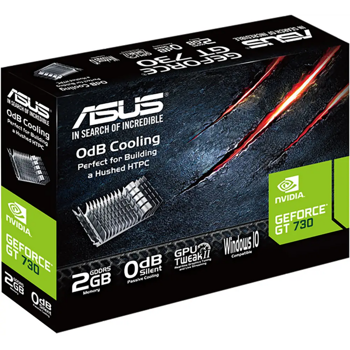 Video card ASUS GeForce GT 730 2GB GDDR5 - Видео карти<<<Компютърни компоненти<<<ValiAPI&&&Видеокарти за настолни