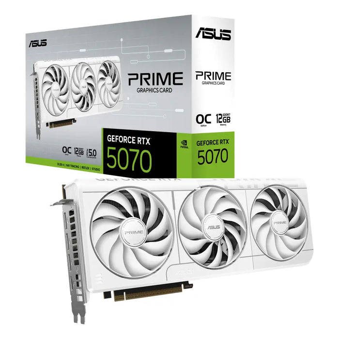 Video card ASUS PRIME RTX 5070 White OC 12GB GDDR7 - Видео карти<<<Компютърни компоненти<<<ValiAPI&&&Видео