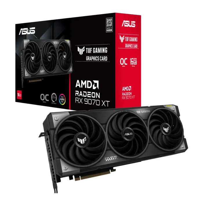 Video card ASUS TUF GAMING RADEON RX 9070 XT OC 16GB GDDR6 - Видео карти<<<Компютърни компоненти<<<ValiAPI&&&Видео