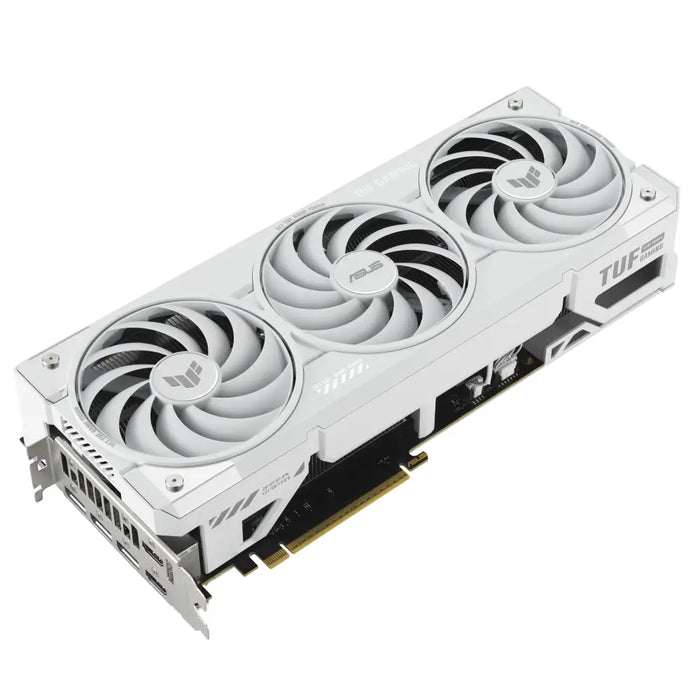 Video card ASUS TUF Gaming RTX 5070 TI 16GB GDDR7 White OC Edition - Видео карти<<<Компютърни
