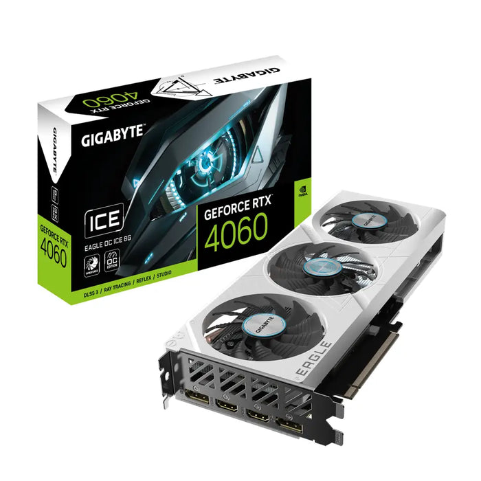 Video card GIGABYTE RTX 4060 EAGLE OC ICE - Видео карти<<<Компютърни компоненти<<<ValiAPI