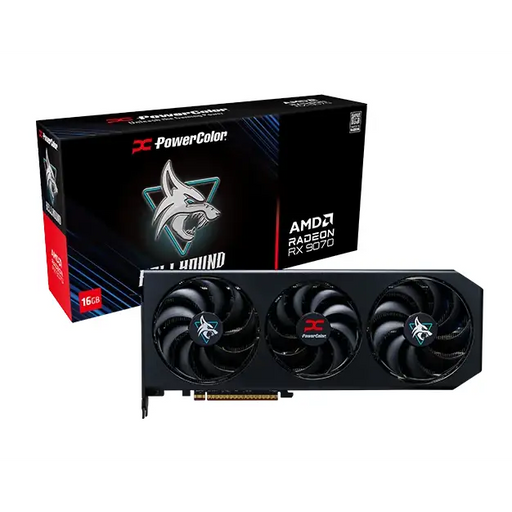 Video card PowerColor Radeon RX 9070 Hellhound 16GB GDDR6 - Видео карти<<<Компютърни компоненти<<<ValiAPI&&&Видео