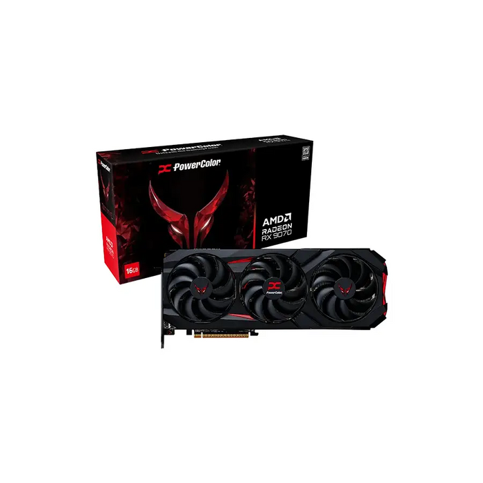 Video card PowerColor Radeon RX 9070 Red Devil 16GB GDDR6 - Видео карти<<<Компютърни компоненти<<<ValiAPI