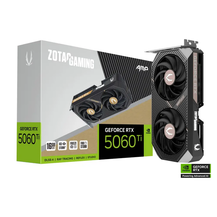 Video card ZOTAC GAMING RTX 5060 TI 16GB AMP GDDR7 - Видео карти<<<Компютърни компоненти<<<ValiAPI&&&Видео