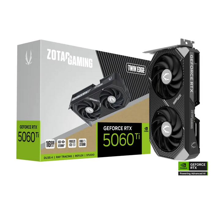 Video card ZOTAC GAMING RTX 5060 TI Twin Edge 16GB GDDR7 - Видео карти<<<Компютърни компоненти<<<ValiAPI&&&Видео