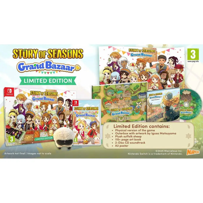 Video game for Switch Just For Games Story of Seasons Grand Bazaar: Limited Edition - Електроника Игри<<<Компютри|