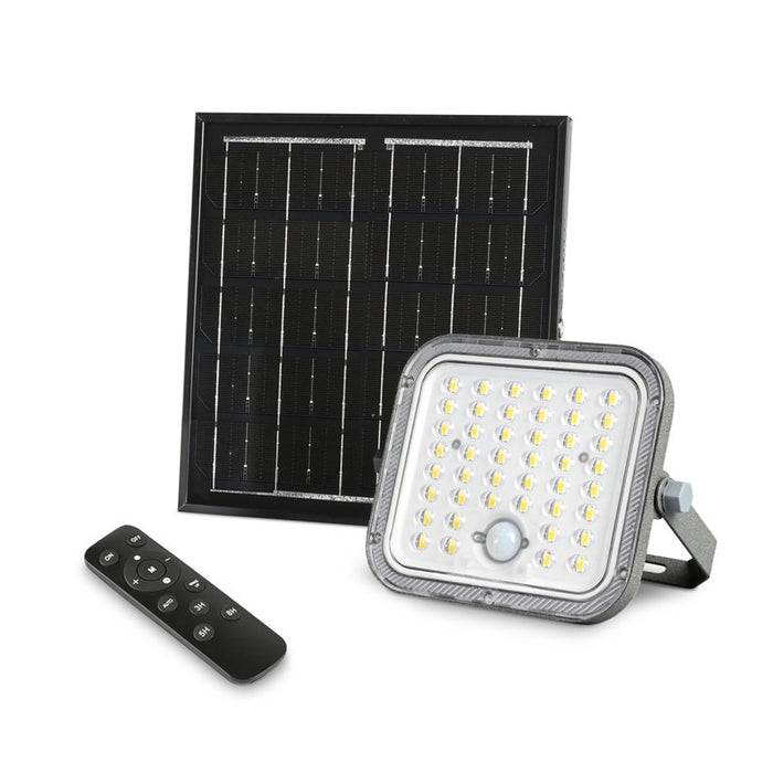 AUTONOMOUS LED SPOTLIGHT WITH SOLAR PANEL AND MOTION SENSOR VL-FSO4-205-S 20W/5K VIDEX