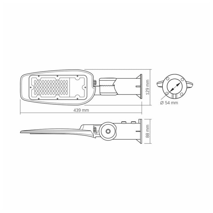LED OUTDOOR LAMP VLE-SLe14-305 STREET LED 30W/5K VIDEX