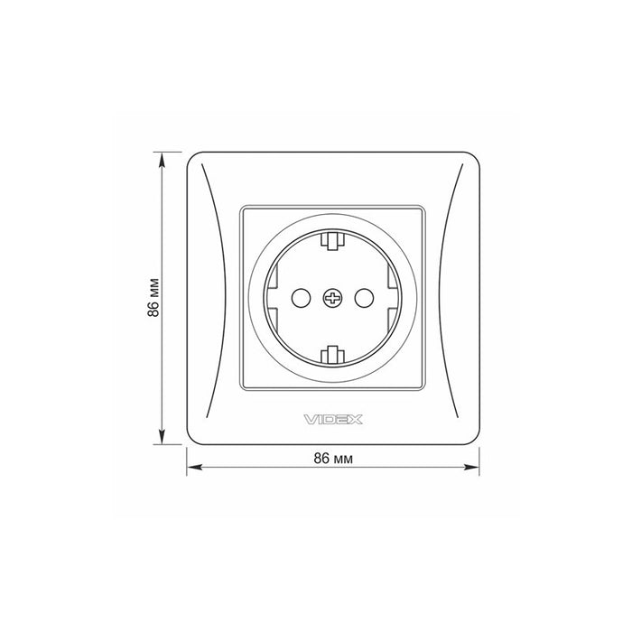 CONTACT SHUKO VF-BNSK1G-W 16A BINERA VIDEX - WHITE