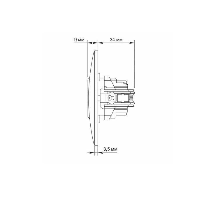CONTACT SHUKO VF-BNSK1G-W 16A BINERA VIDEX - WHITE