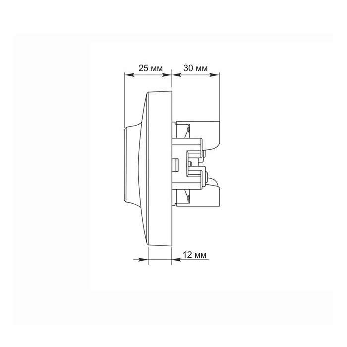 DOUBLE CONTACT SHUKO VF-BNSK2G-W 16A BINERA VIDEX - WHITE