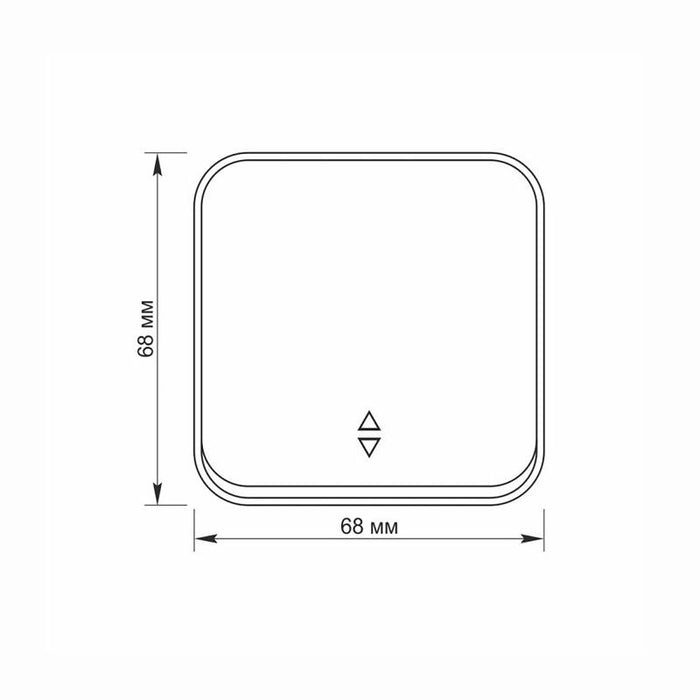 10A SWITCH FOR SURFACE MOUNTING VF-BNS11P-BG VIDEX - GRAPHITE