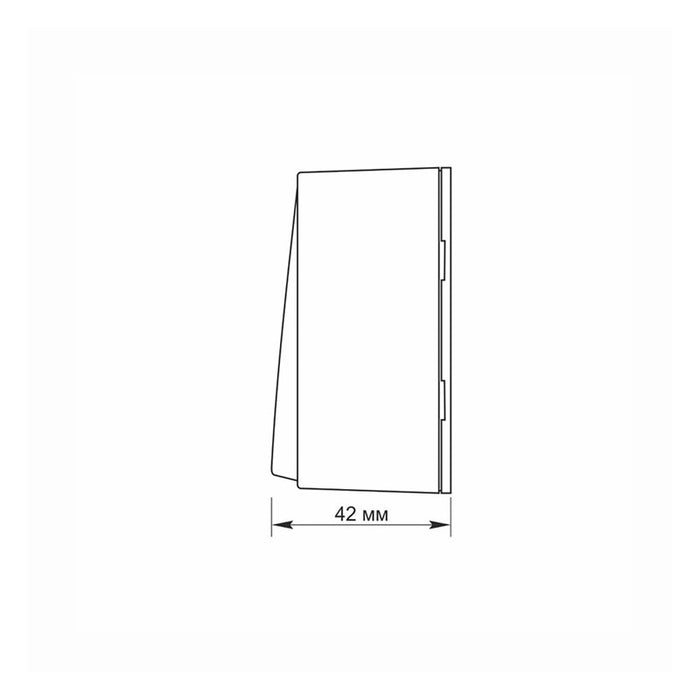 DOUBLE SERIAL SWITCH FOR OPEN ASSEMBLY 10A VF-BNS12-BG BINERA VIDEX - GRAPHITE
