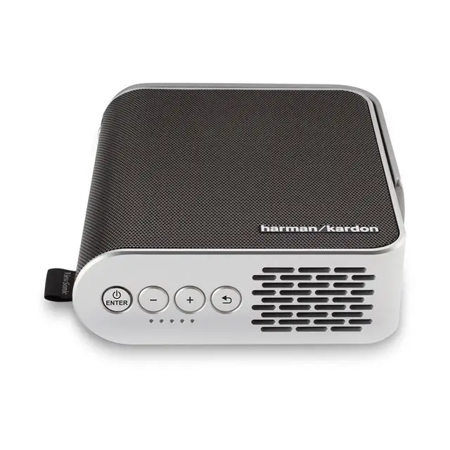 VIEWSONIC M1+ LED-Projector WVGA 854x480 Wifi BT Smart Function 250 lumens bis 100 Zoll Auto V. Keystone 1.2 TR speaker