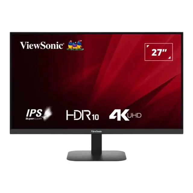 VIEWSONIC VA2708-4K-HD 27inch IPS 3840x2160 16:9 2xHDMI DP - Бизнес монитори<<<Дисплеи<<<Аудио Видео Дисплеи и