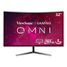 VIEWSONIC VX3218-PC-MHD Gaming Monitor 32inch FHD VA curve 165Hz 1ms MPRT 2xHDMI DisplayPort speakers - Консюмър и