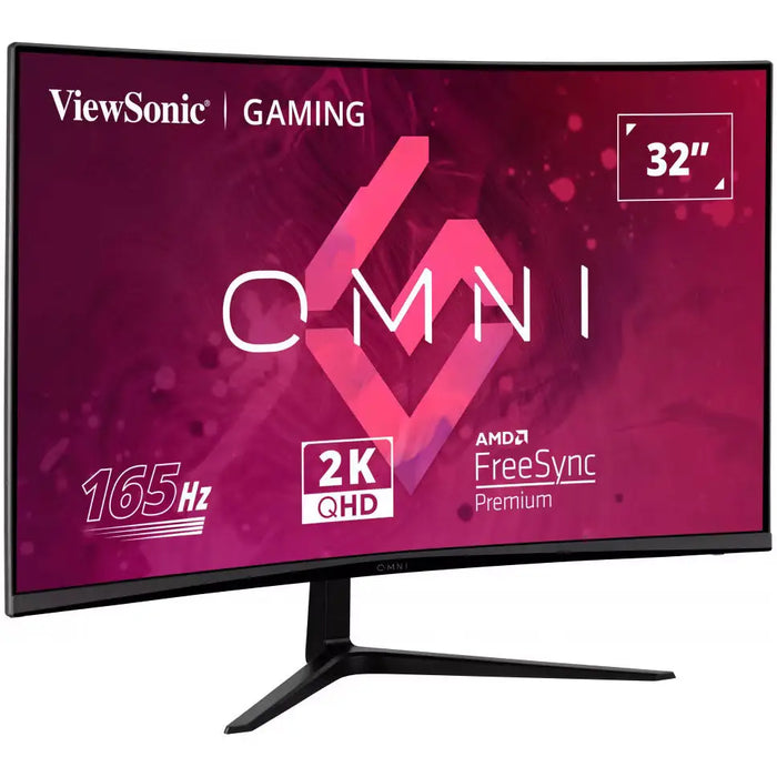 VIEWSONIC VX3218C-2K 32inch SuperClear VA 2560x1440 16:9 165hz 2xHDMI DP speakers - Консюмър и гейминг