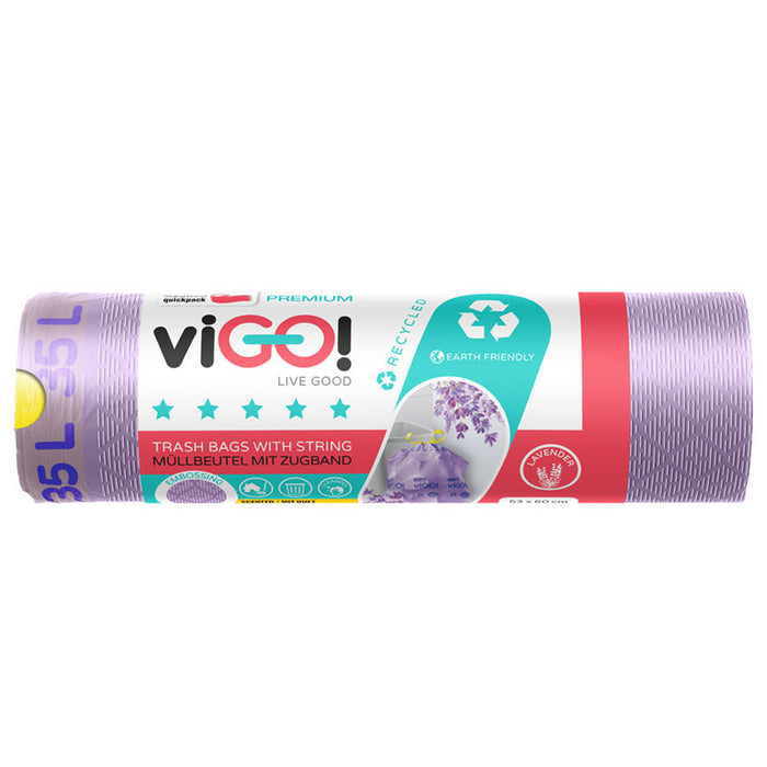 LD LAVENDER GARBAGE BAGS 35 L 12PCS VIGO!