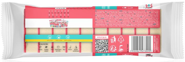 SPONGE FOR CLEANING DISHES 10 PCS. PREMIUM VIGO