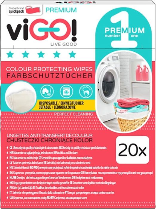 COLOR CATCHING TOWELS 20 PCS. PREMIUM #1 VIGO