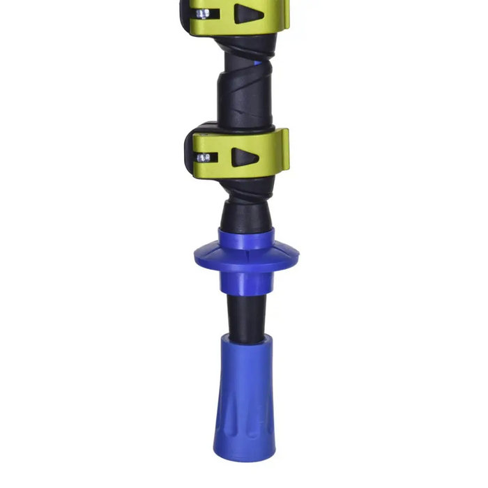 VIKING CARBO LITE TREKKING POLES BLACK/LIME - Poles for Nordic Walking and trekkingSIA-KNT<<<Sport