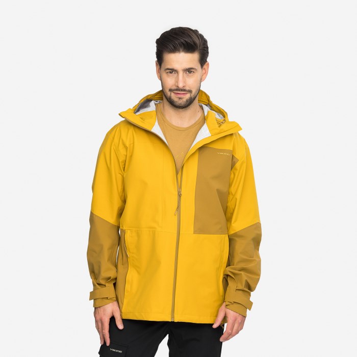 VIKING Numani Man men's jacket, brown and yellow, size L