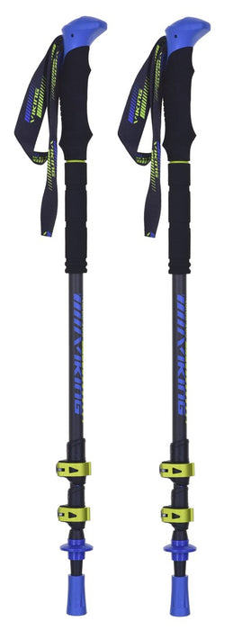 VIKING CARBO LITE TREKKING POLES BLACK/LIME